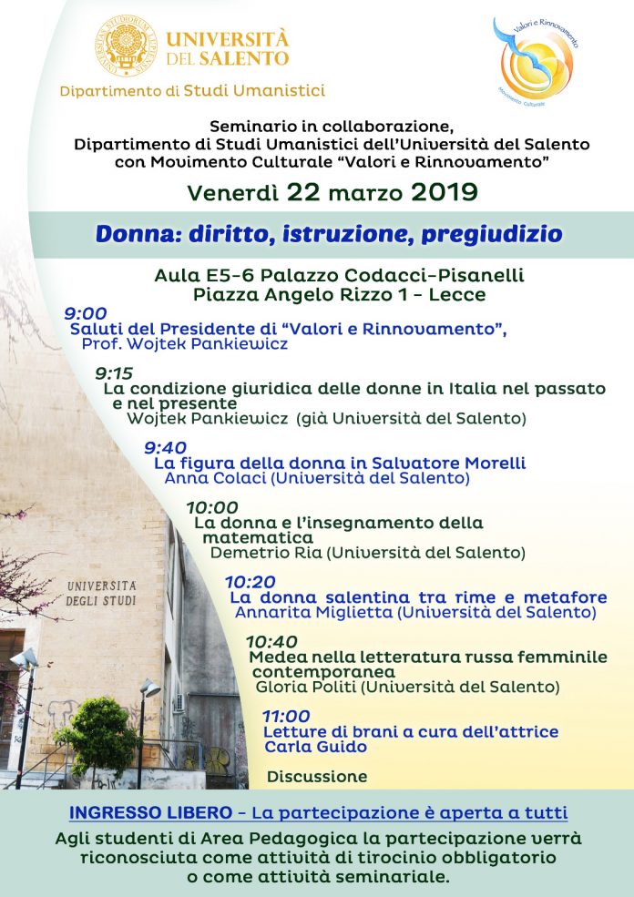 Locandina 22 marzo