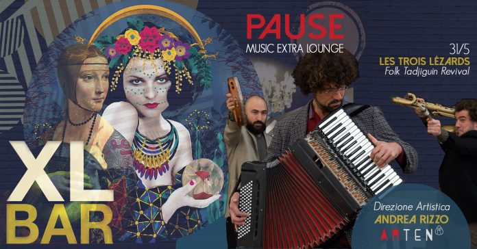 2019.05.31 Les Trois Lézards @ Pause (copertina evento fb)