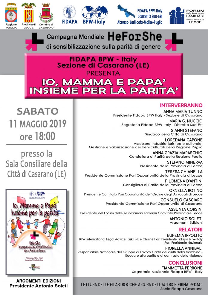Locandina FIDAPA - 11 maggio 2019