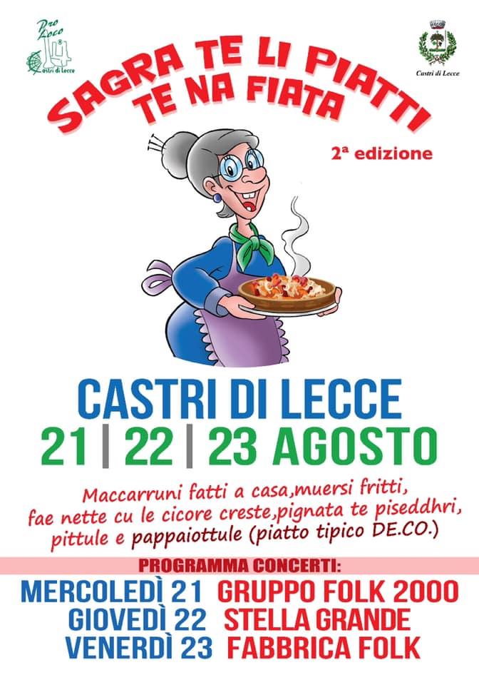 Locandina Sagra te li piatti te na fiata
