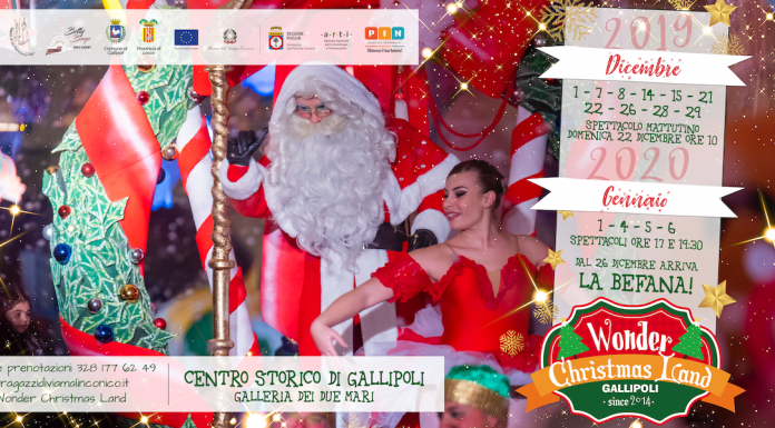 A Gallipoli da domenica 1 dicembre torna WONDER CHRISTMAS LAND, sesta edizione della maestosa produzione natalizia firmata da POIEOFOLA’