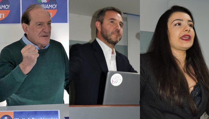 Da sinistra, Pankiewicz, Palumbo, De Benedetto