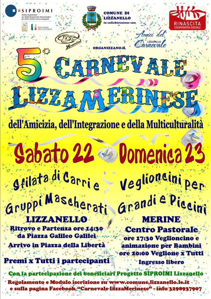Locandina Carnevale LizzaMerinese