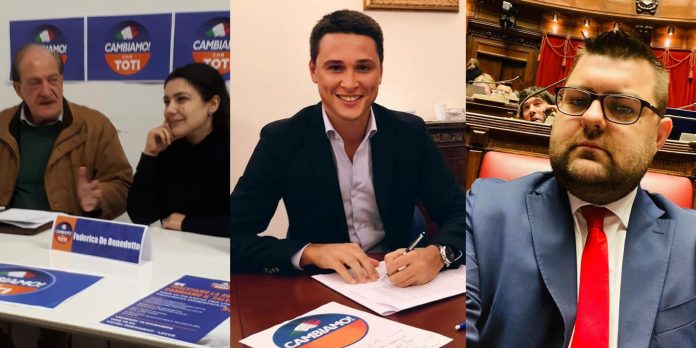 Da sin. Pankiewicz, de Benedetto, on. Benigni, on. Sorte