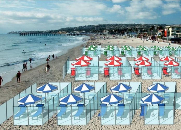 spiaggia-disinfettata-e-box-in-plexiglass-tra-gli-ombrelloni-1024x736