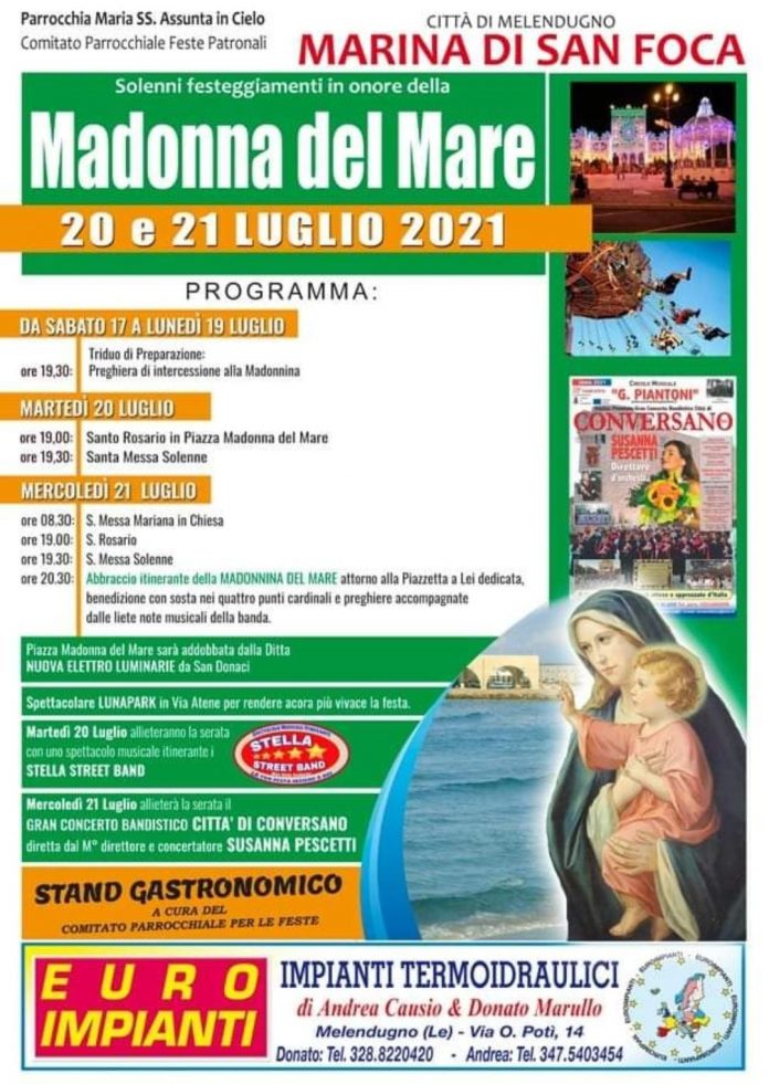 Locadina Madonna del Mare