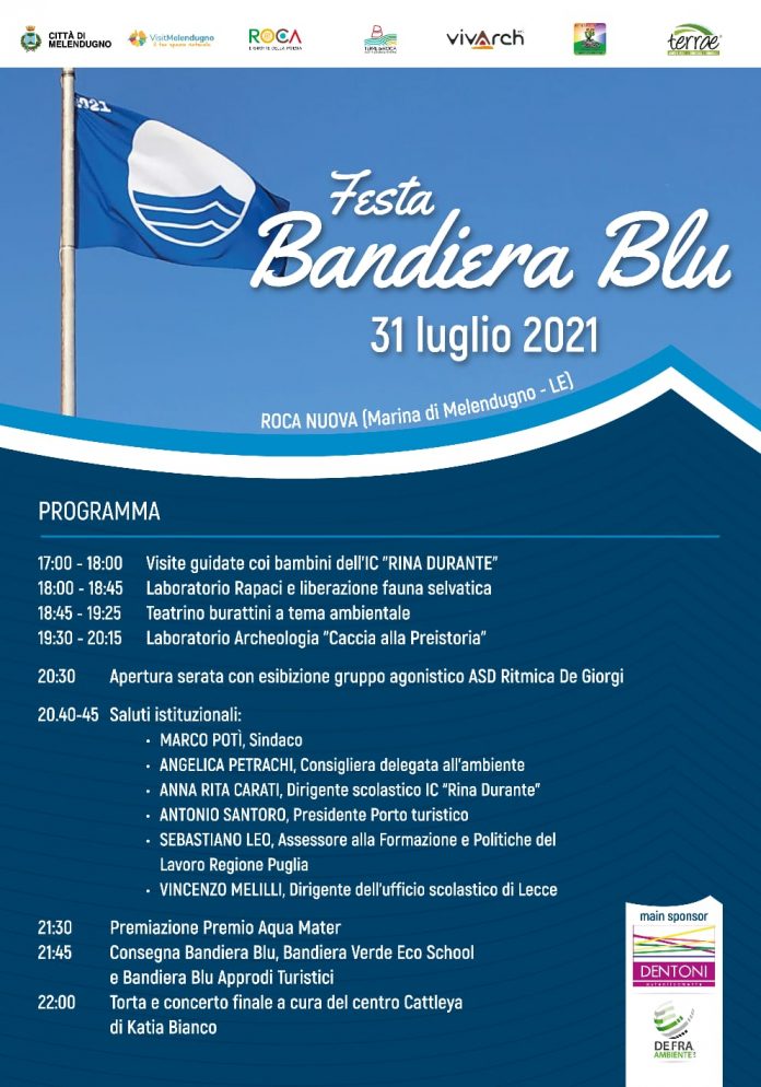 Locandina Festa Bandiera Blu