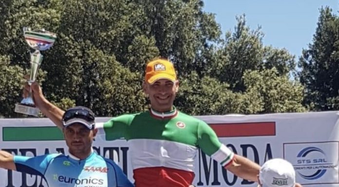 Ciclismo, Fabio Ciccarese dell’Airone Leo Constructions nuovo campione d’Italia