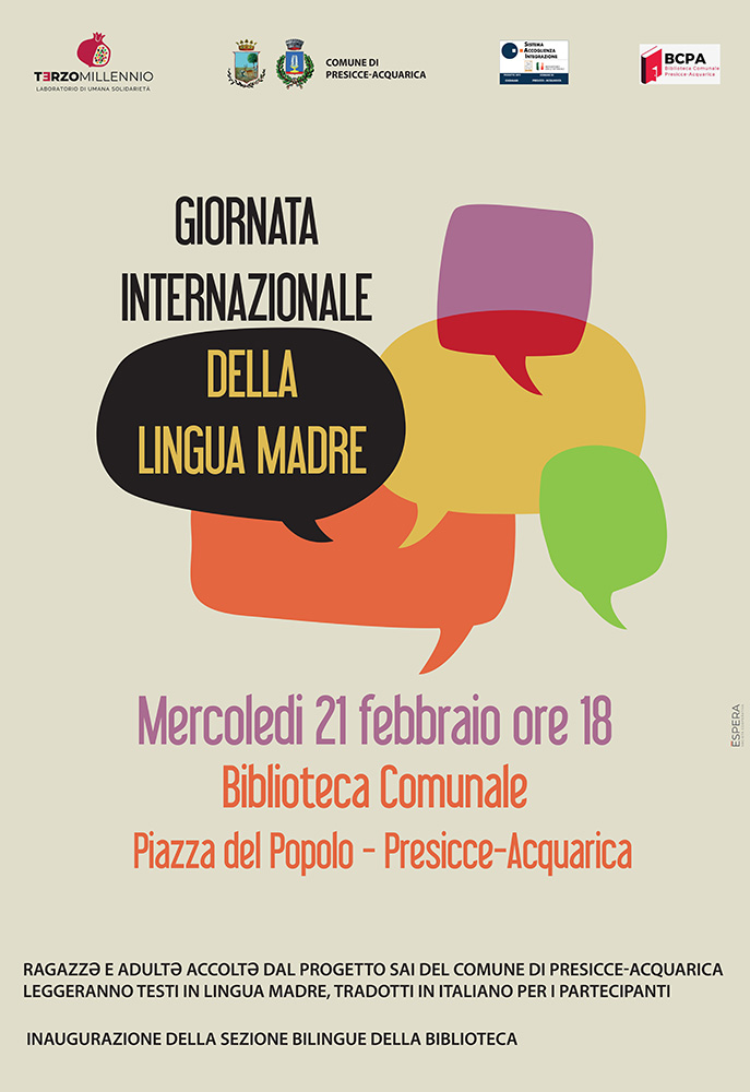 GIORNATA LINGUA MADRE