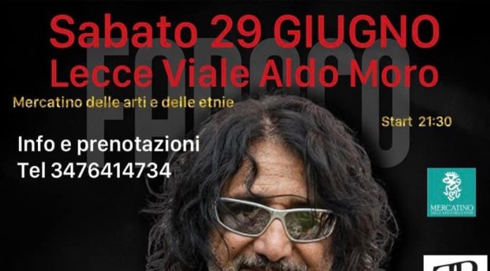 CARMINE FARACO DI SCENA AL MERCATINO MULTIETNICO PER UNA SERATA ALL’INSEGNA DELLA COMICITÀ