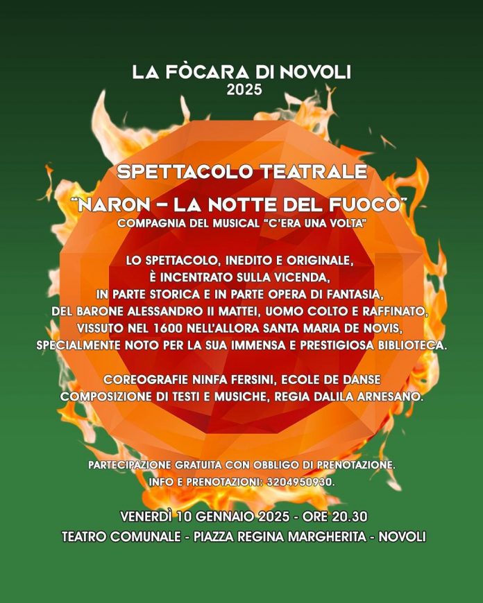 Loc. Naron - La notte del fuoco 10 gennaio 2025