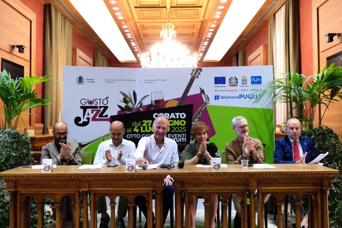 foto conferenza stampa GustoJazz VII edizione