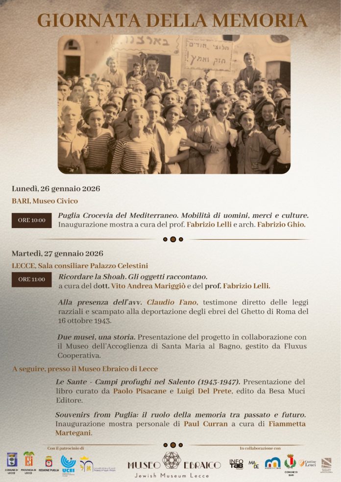 Locandina Giornata della Memoria 2026