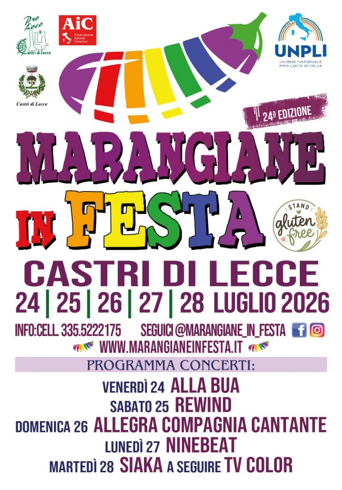 Locandina Marangiane in Festa