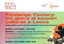 Fandango Factory: tre giorni di incontri culturali a Lecce